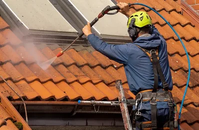 Démoussage et hydrofuge de toiture à Villefavard